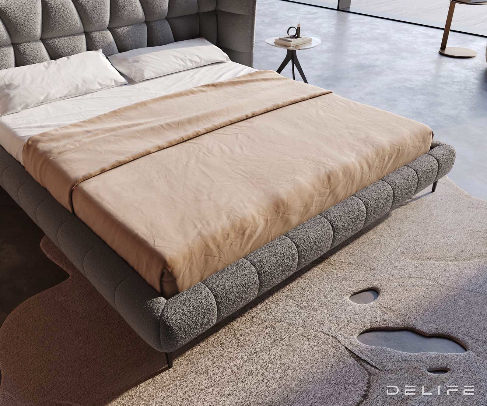 Okvir Kreveta Capujo, Materijal: Boucle