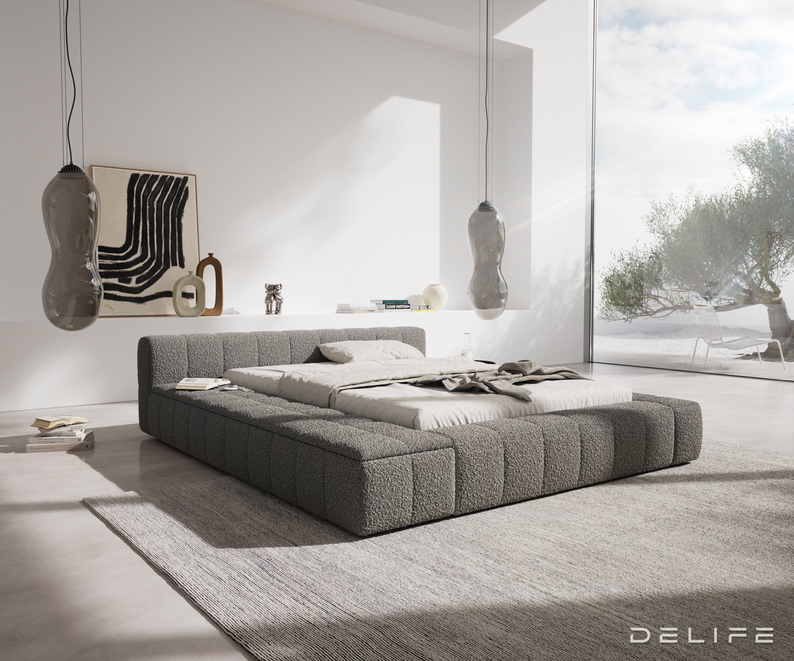 Okvir Kreveta Espazio, Materijal: Boucle