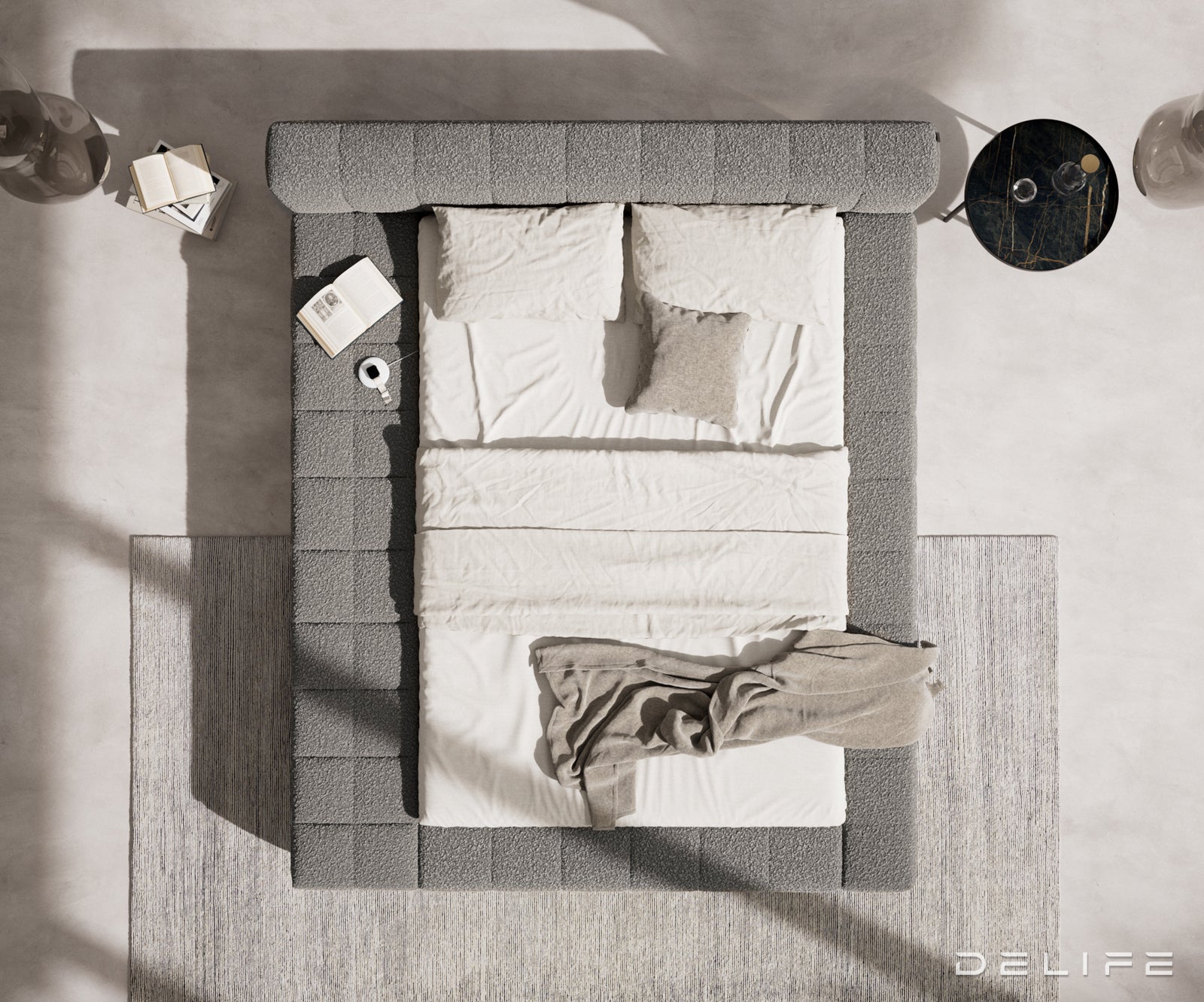 Okvir Kreveta Espazio, Materijal: Boucle