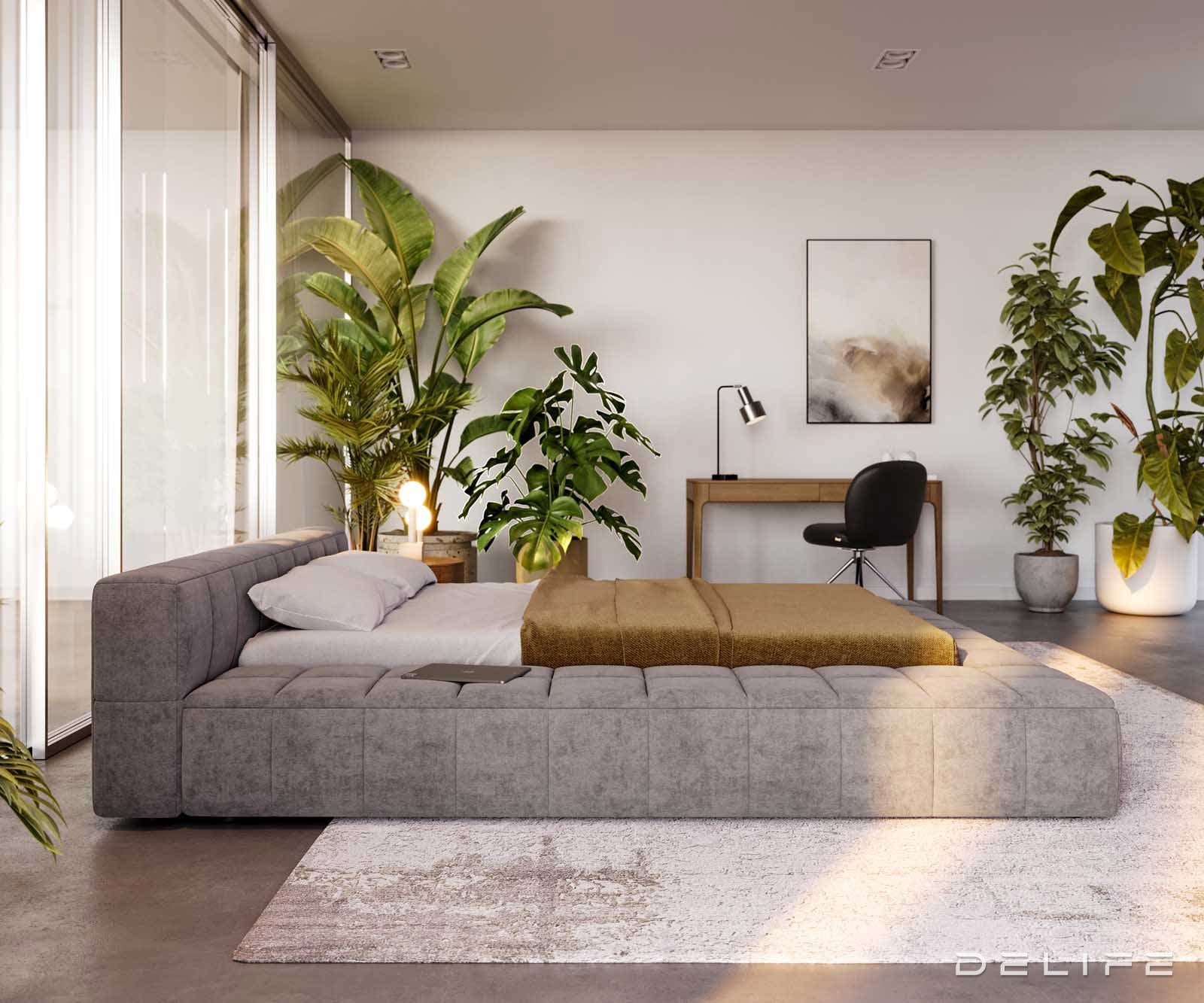 Okvir Kreveta Espazio, Materijal: Mikrofibra