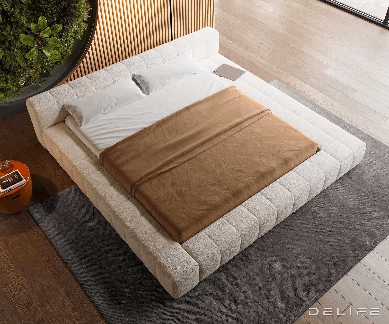 Okvir Kreveta Espazio, Materijal: Boucle