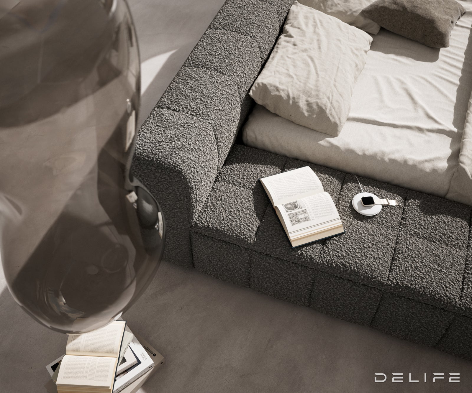 Okvir Kreveta Espazio, Materijal: Boucle