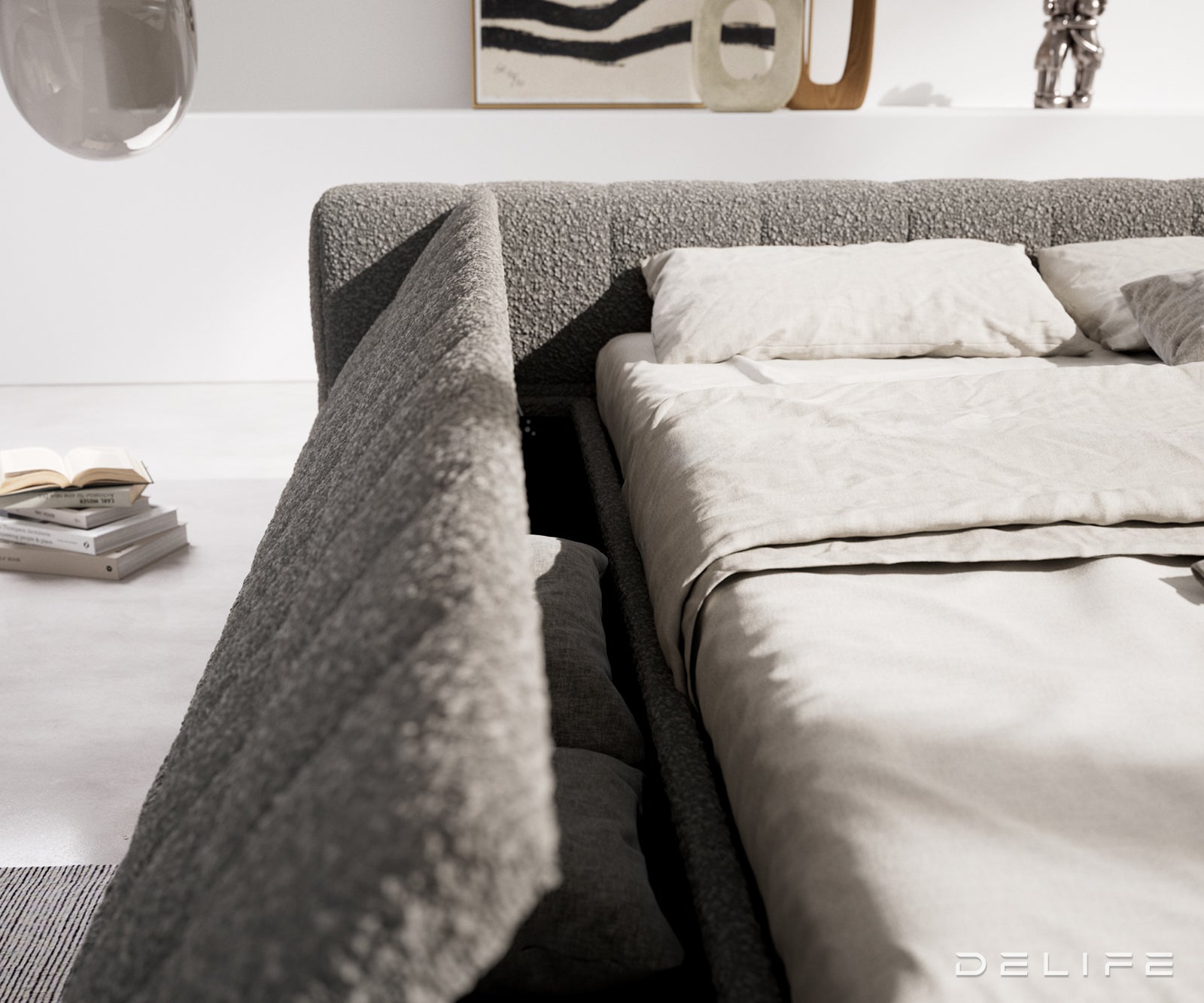 Okvir Kreveta Espazio, Materijal: Boucle