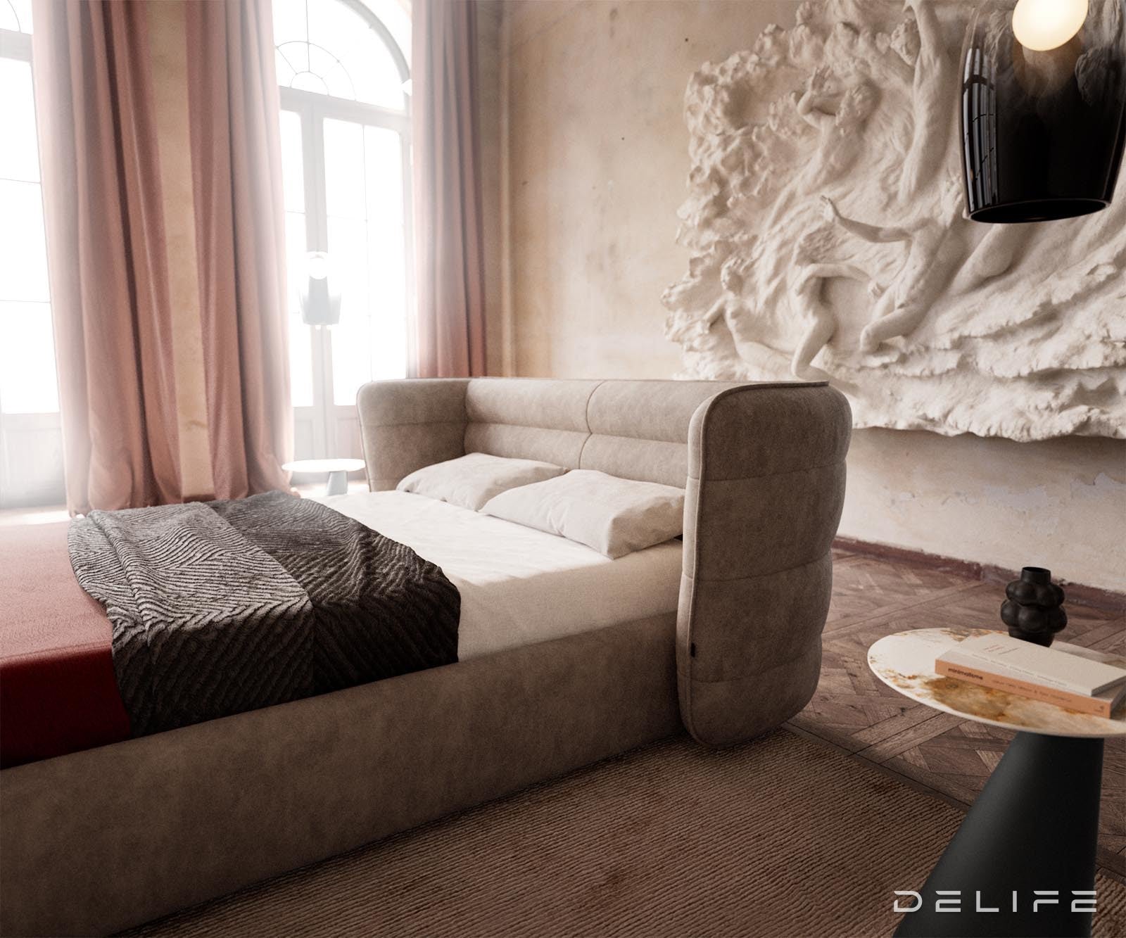 Okvir Kreveta Simea, Materijal: Mikrofibra