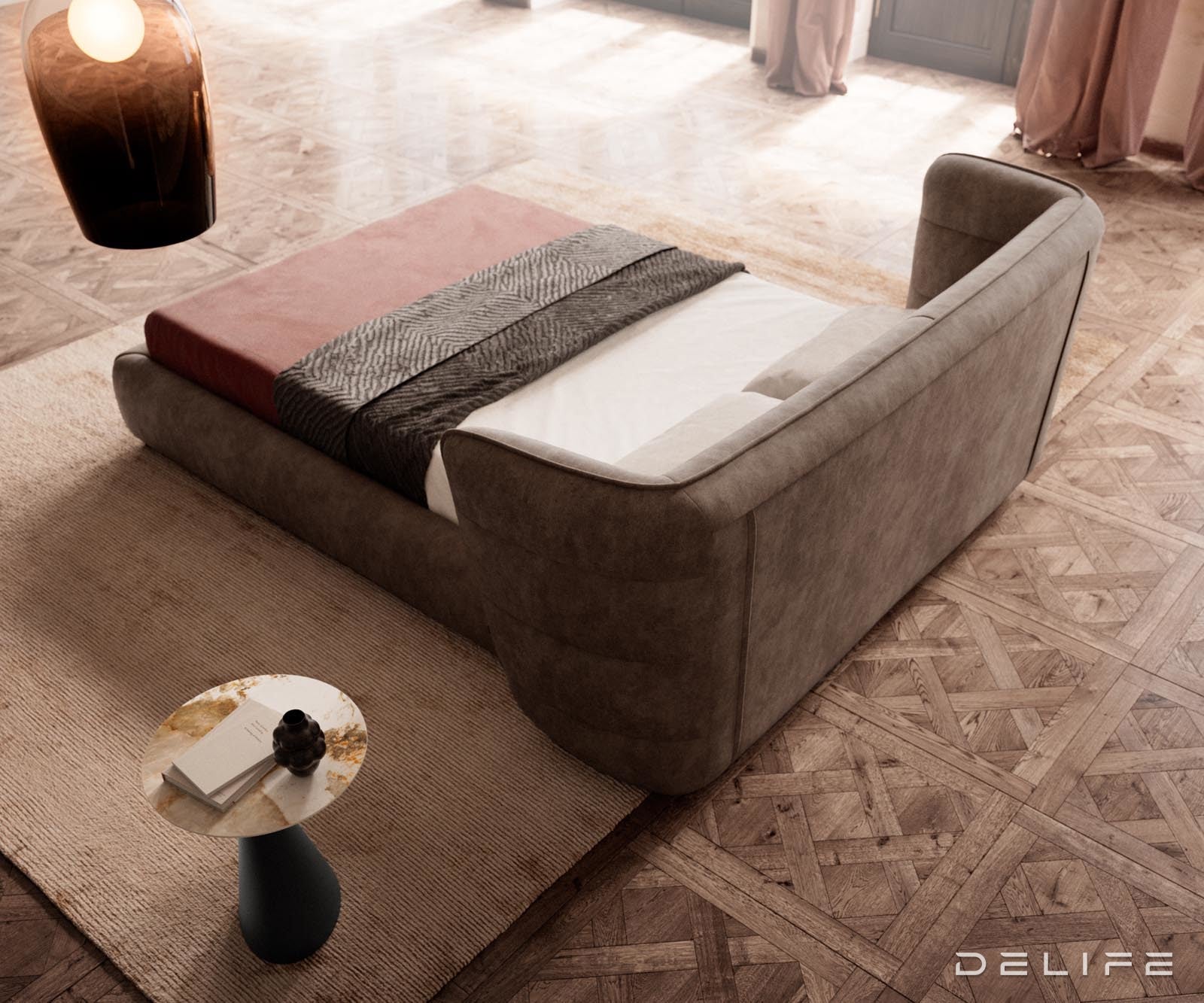 Okvir Kreveta Simea, Materijal: Mikrofibra