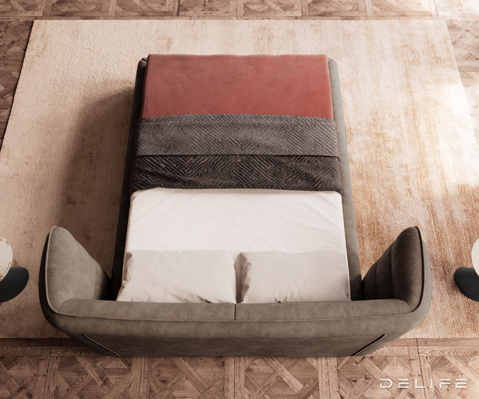 Okvir Kreveta Simea, Materijal: Mikrofibra