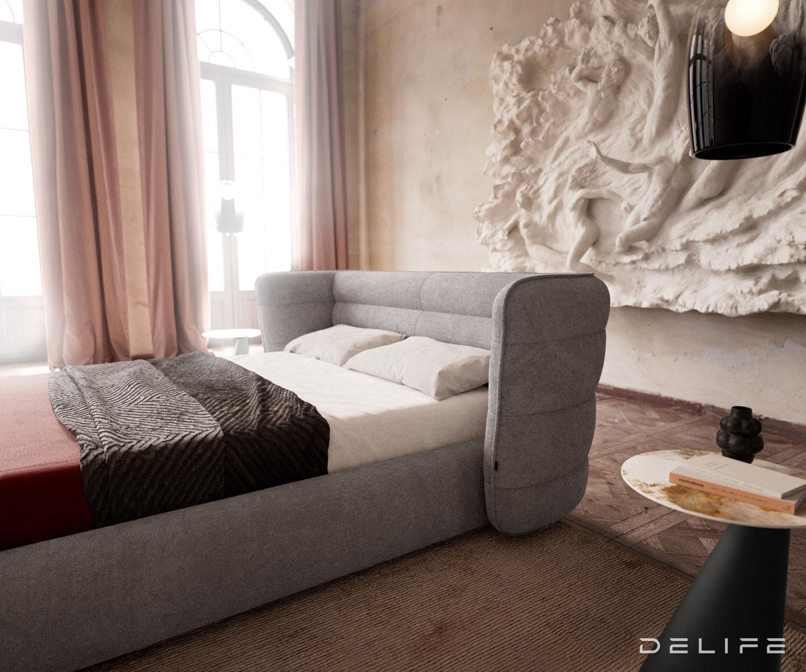 Okvir Kreveta Simea, Materijal: Mikrofibra