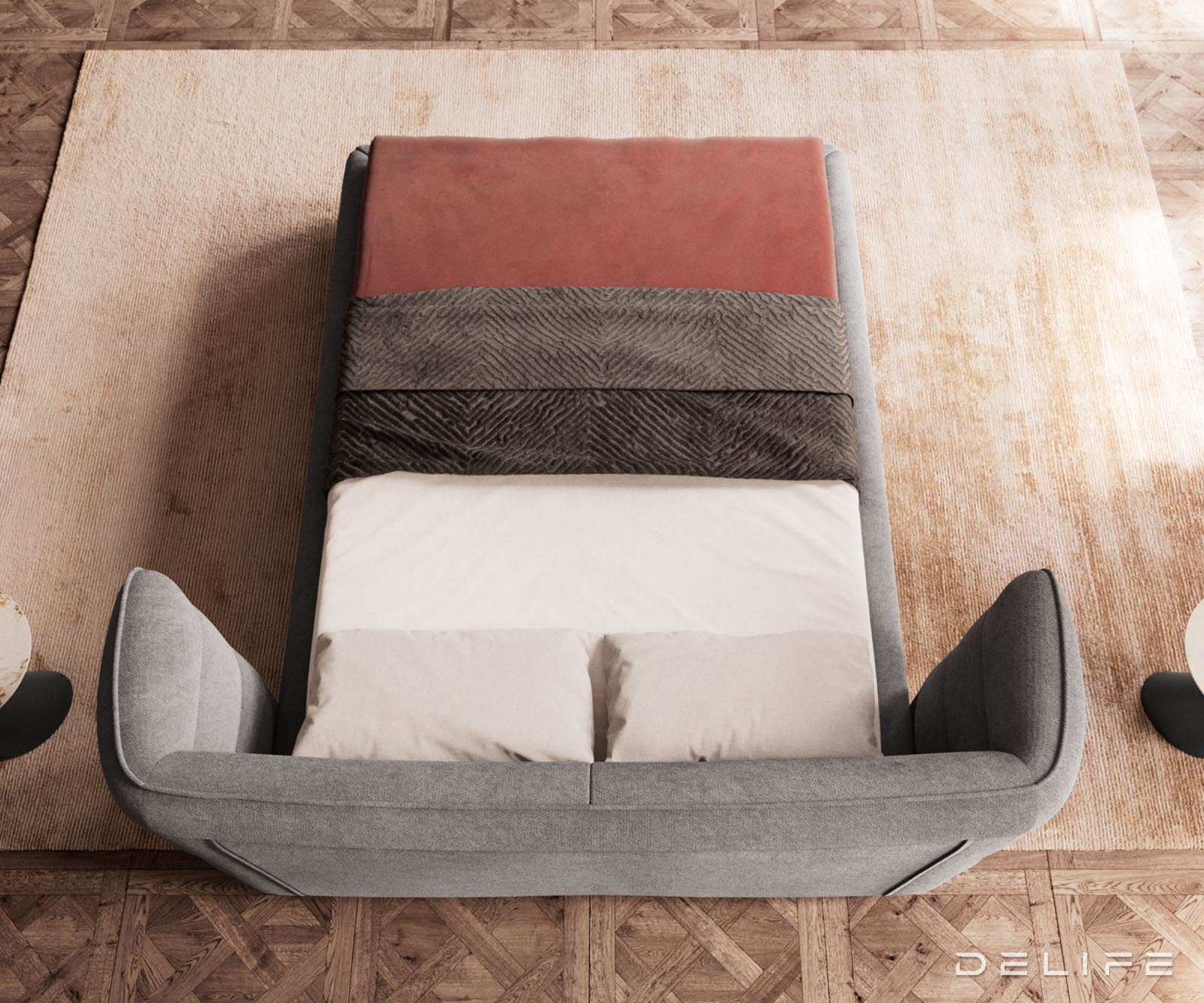 Okvir Kreveta Simea, Materijal: Mikrofibra