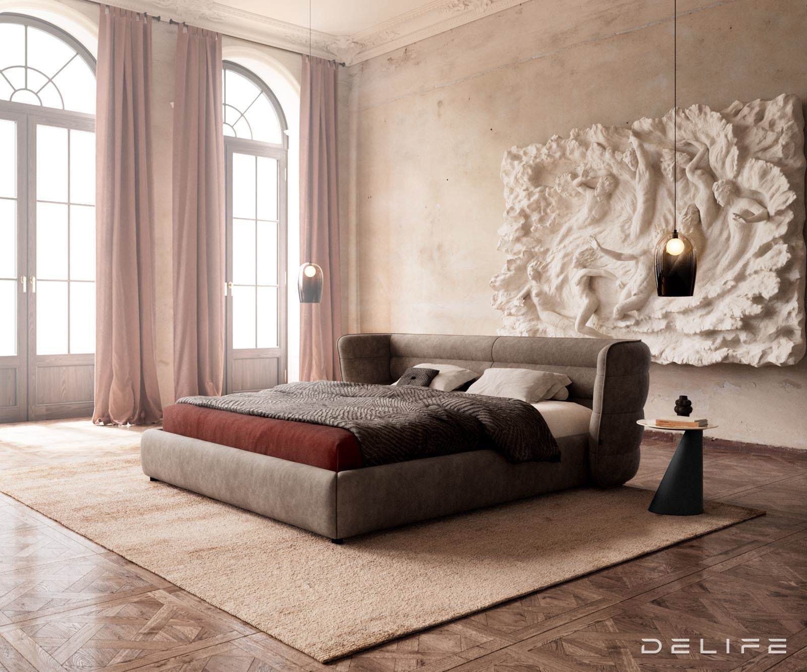 Okvir Kreveta Simea, Materijal: Mikrofibra