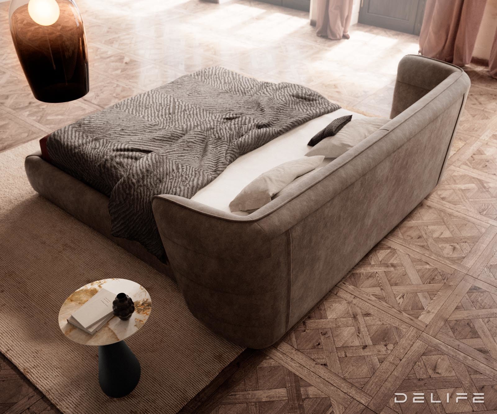 Okvir Kreveta Simea, Materijal: Mikrofibra