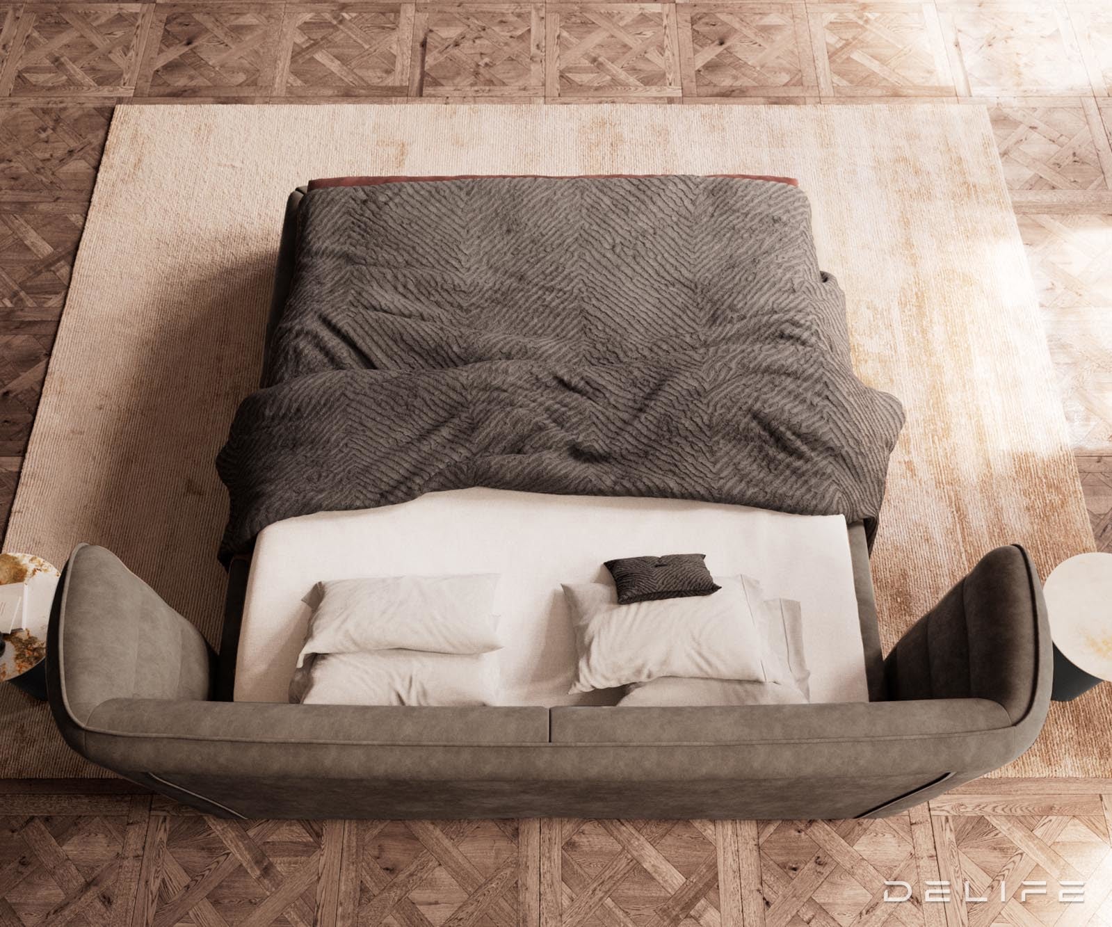 Okvir Kreveta Simea, Materijal: Mikrofibra