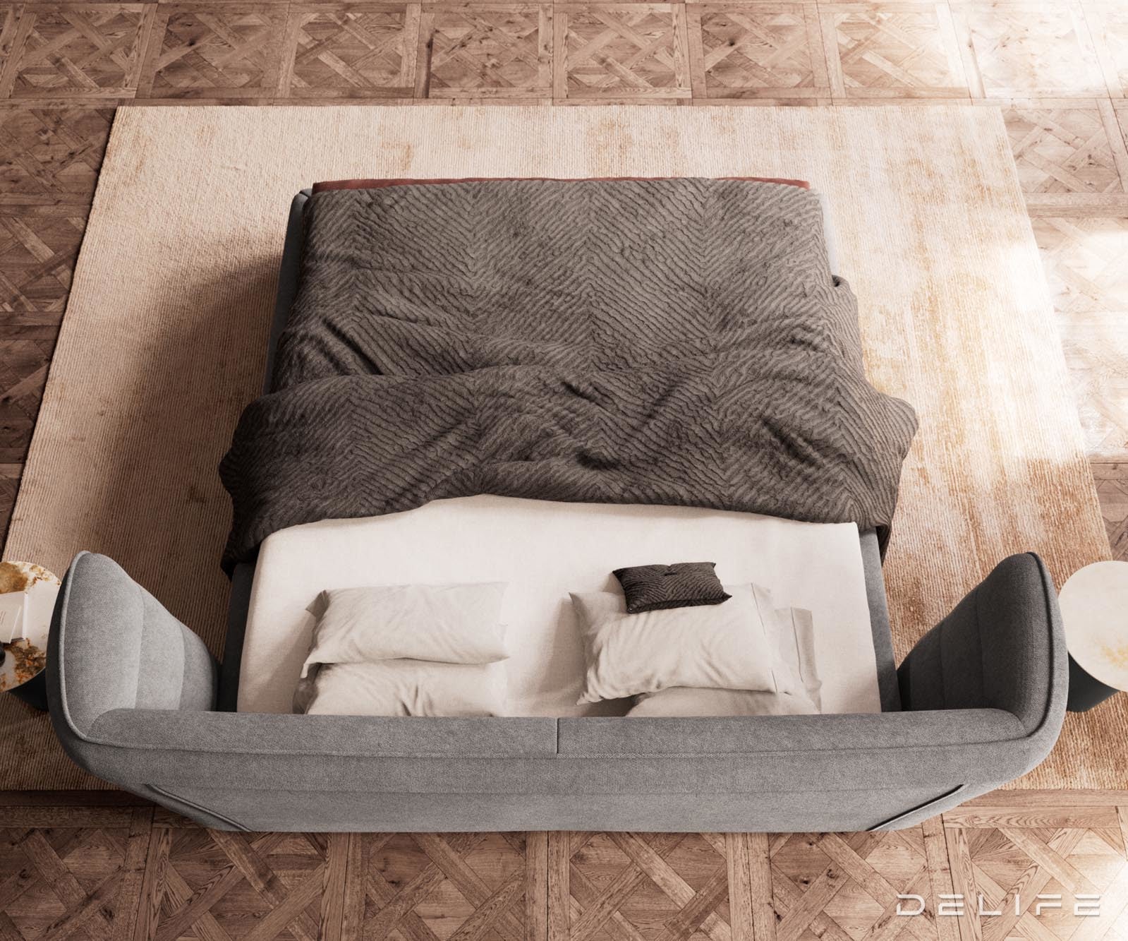 Okvir Kreveta Simea, Materijal: Mikrofibra