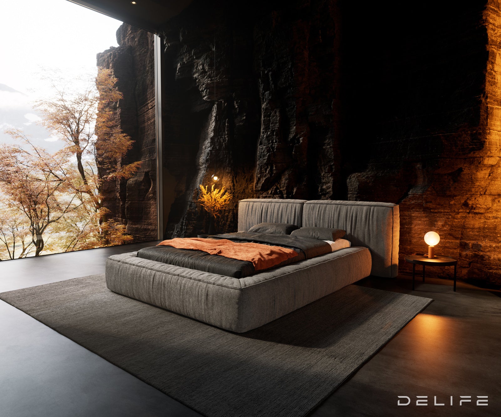 Okvir Kreveta Coperti, Materijal: Mikrofibra