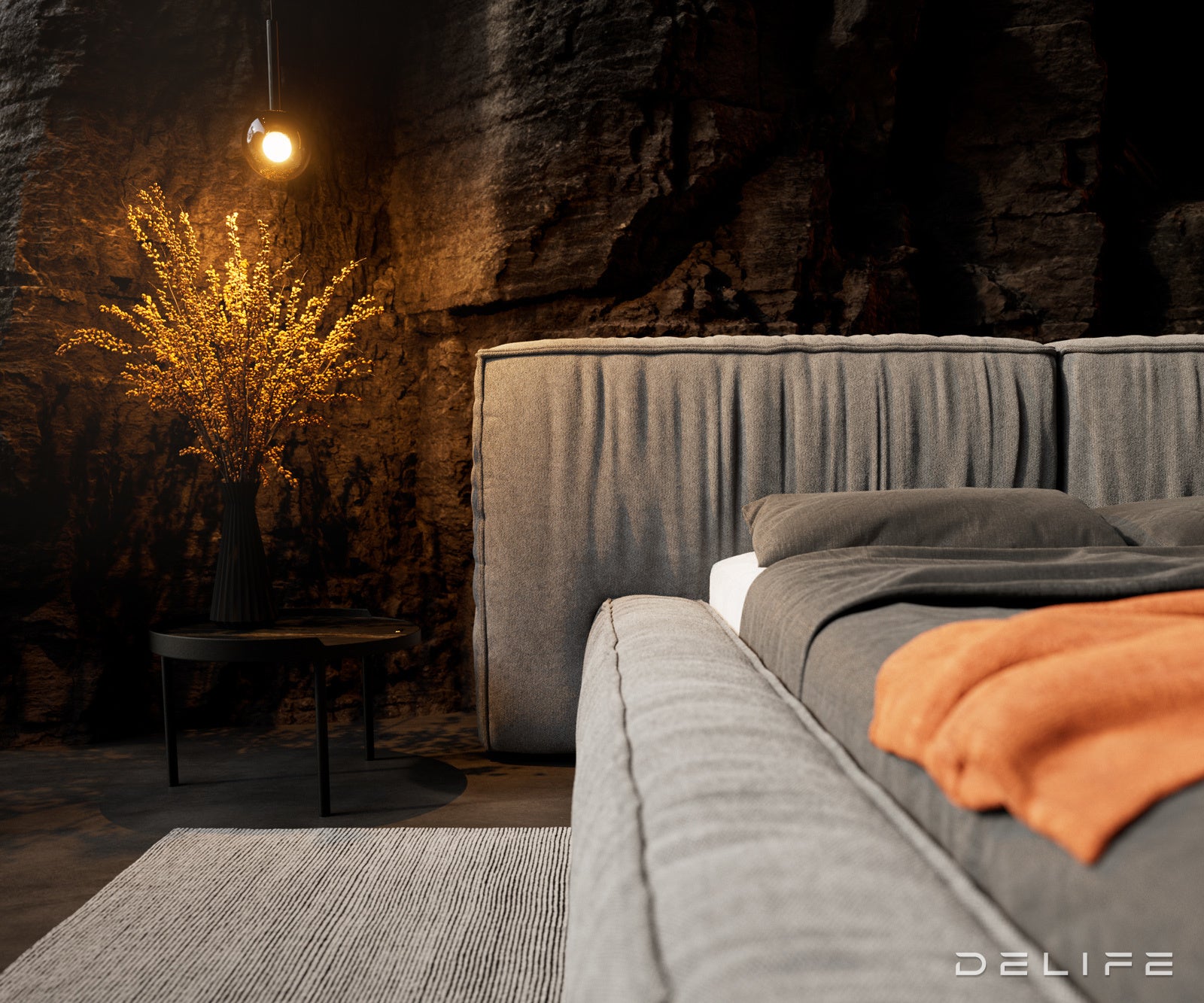 Okvir Kreveta Coperti, Materijal: Mikrofibra