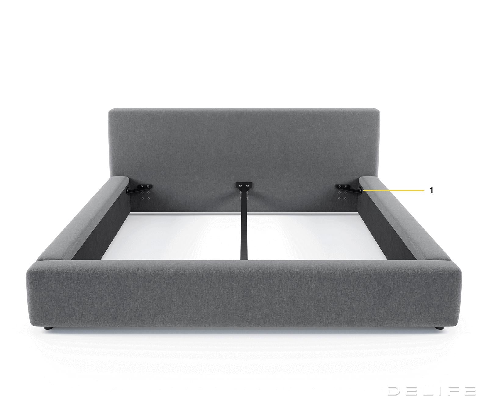 Okvir Kreveta Coperti, Materijal: Mikrofibra