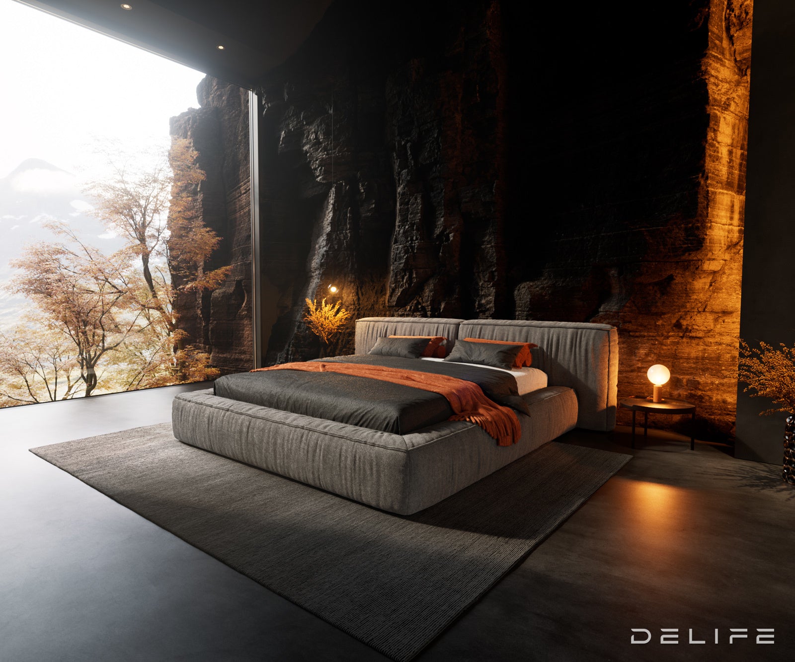 Okvir Kreveta Coperti, Materijal: Mikrofibra