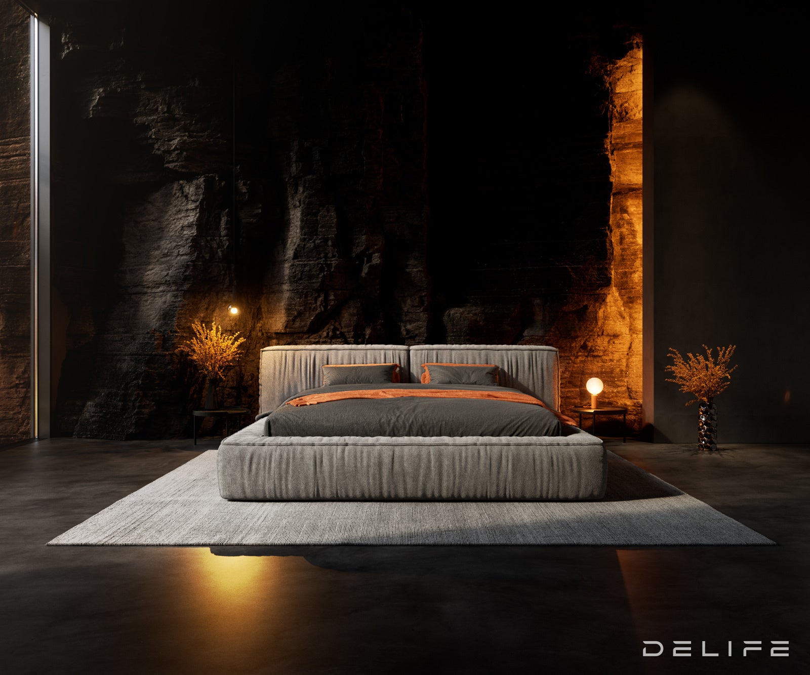 Okvir Kreveta Coperti, Materijal: Mikrofibra