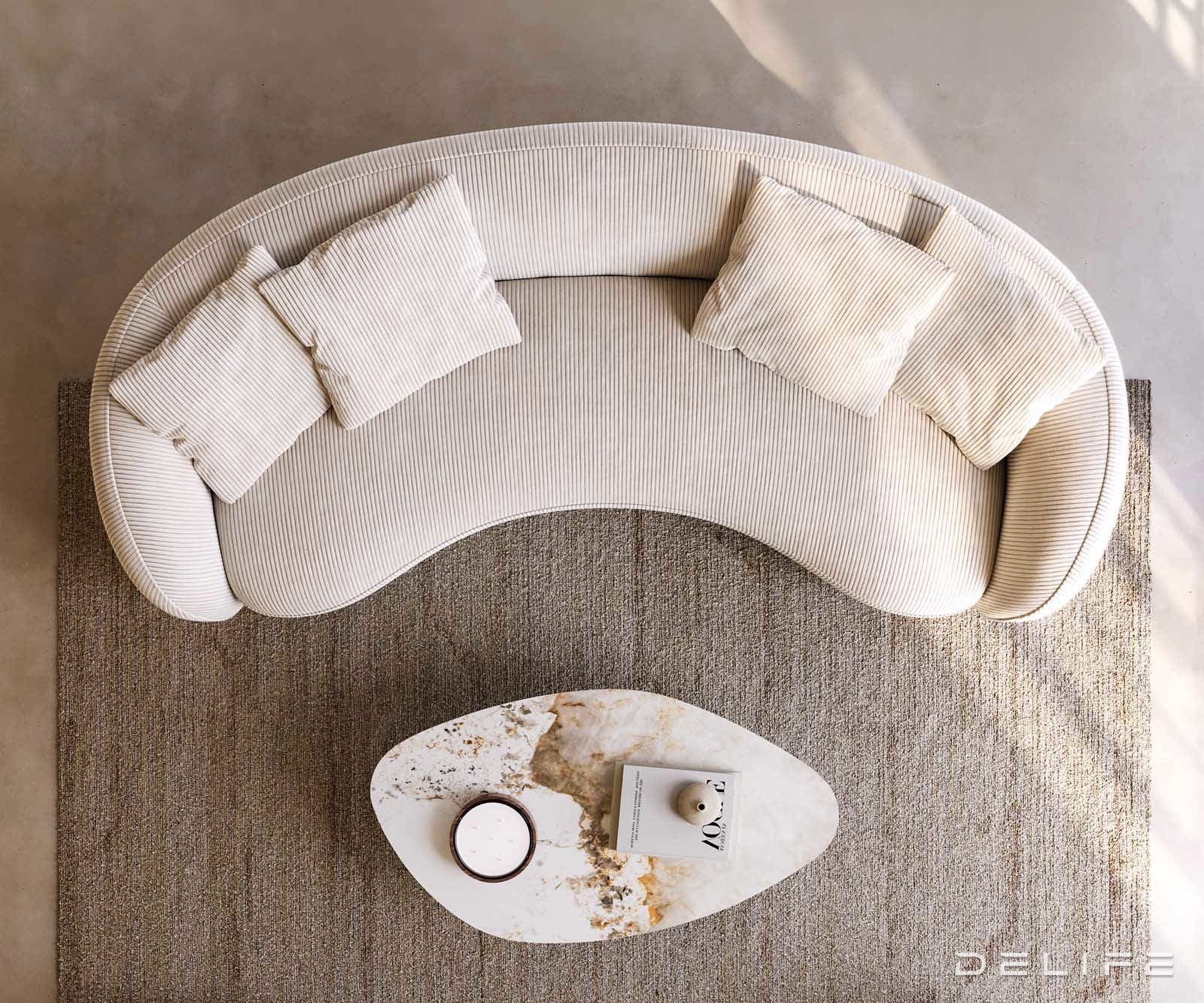 Sofa Larna 260x125cm, Materijal: Rebrasta tkanina