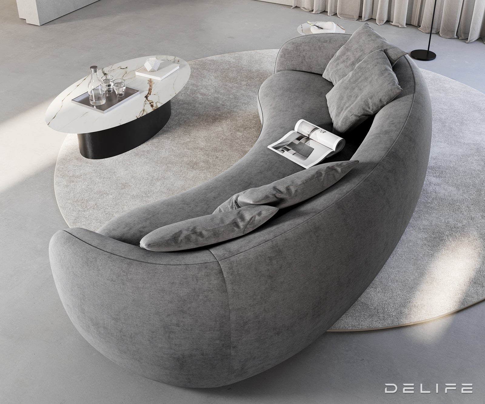 Sofa Larna 260x125cm, Materijal: Mikrofibra