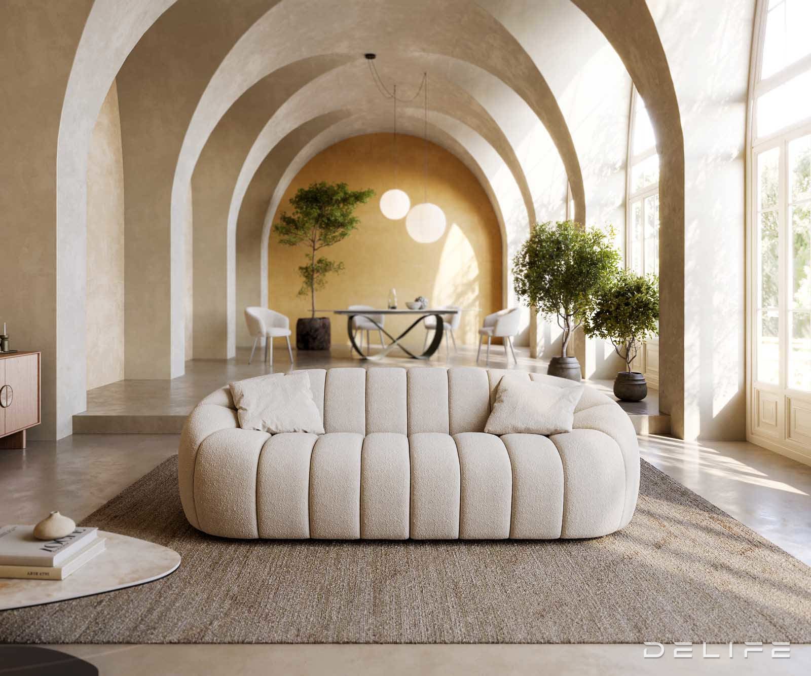 Sofa Finola 220x91cm, Materijal: Boucle