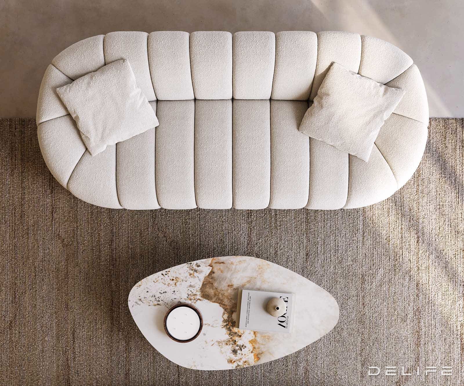 Sofa Finola 220x91cm, Materijal: Boucle