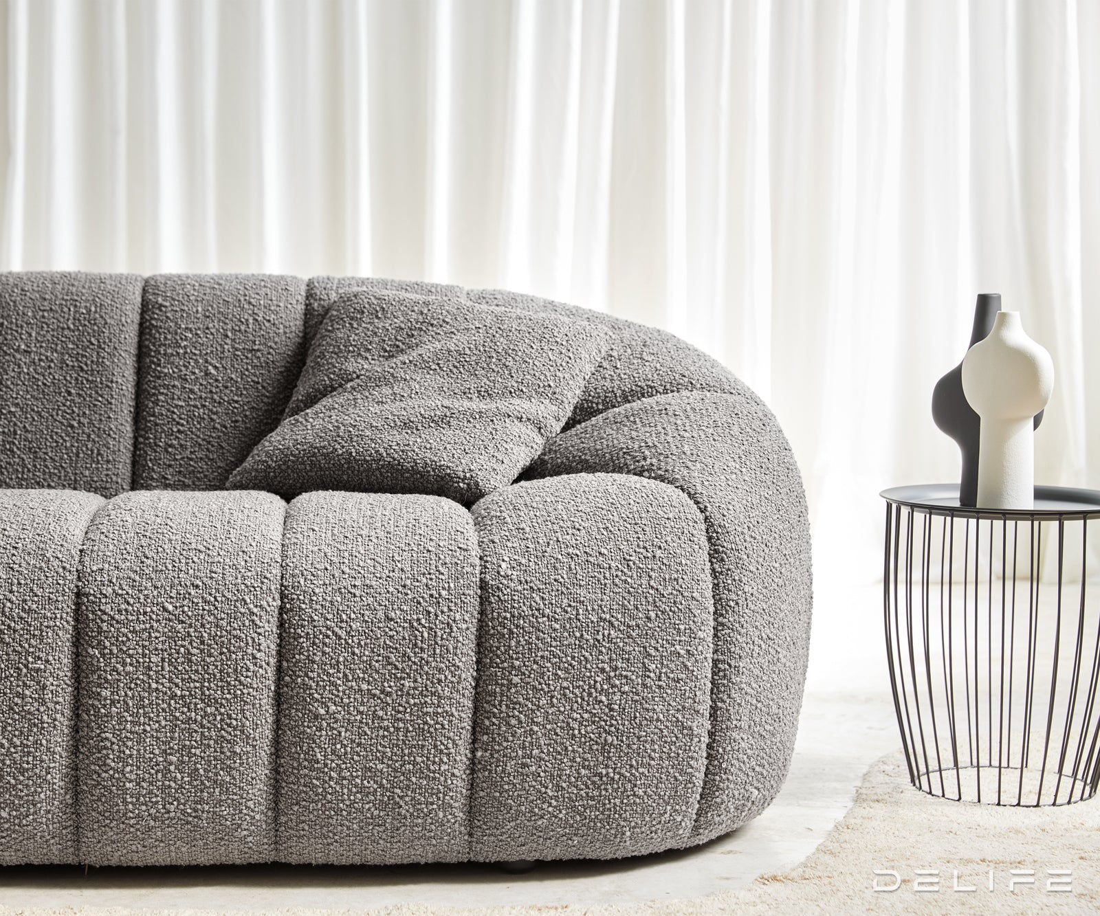 Sofa Finola 220x91cm, Materijal: Boucle