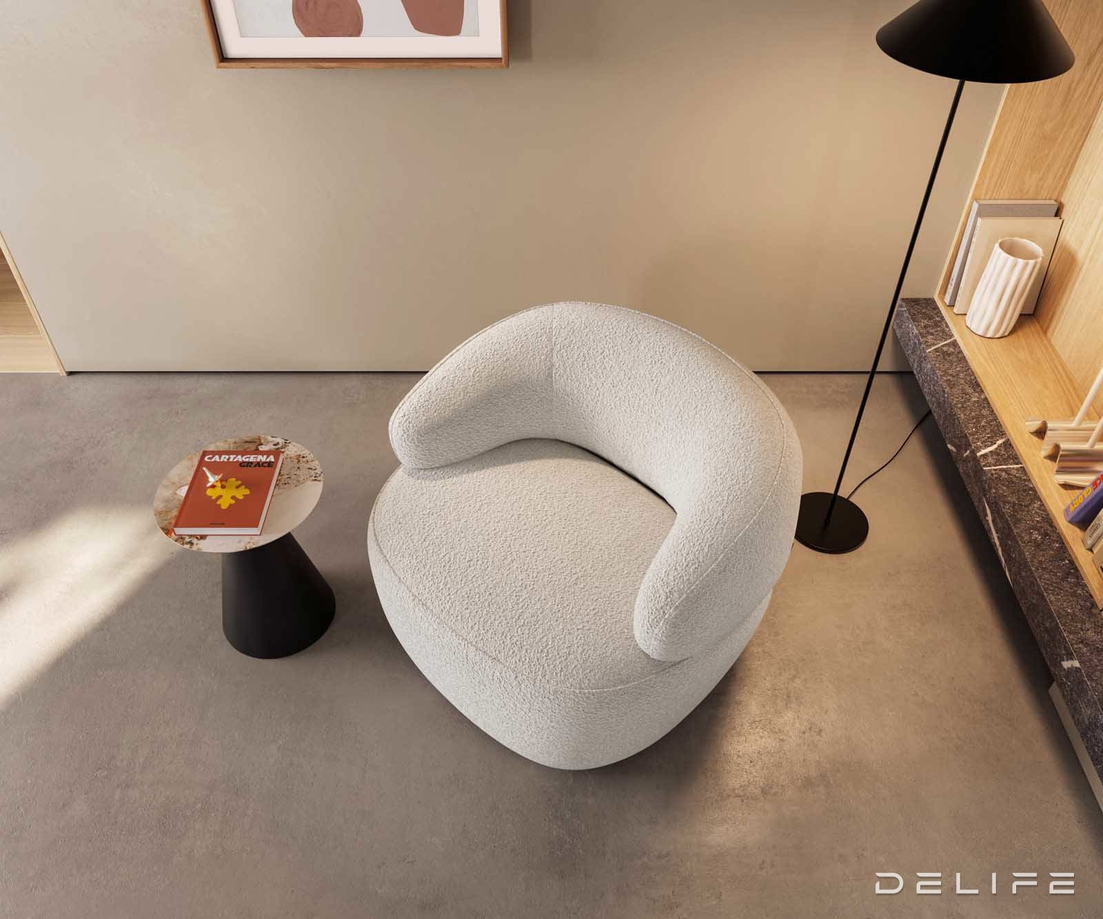 Fotelja Nova 88x88cm, Materijal: Boucle