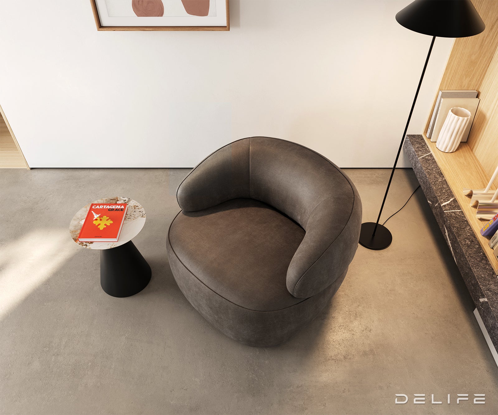 Fotelja Nova 88x88cm, Materijal: Mikrofibra