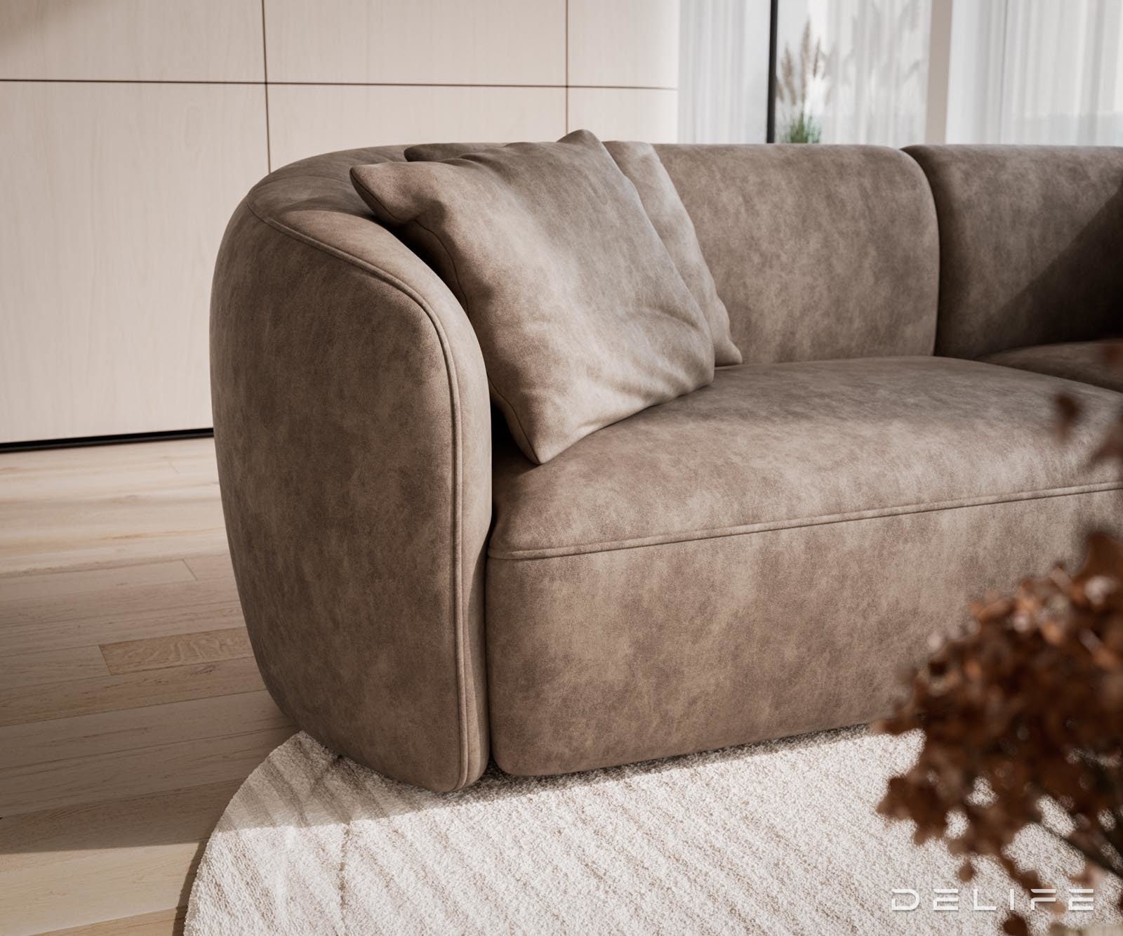 Sofa Mairi 322x155cm, Materijal: Mikrofibra