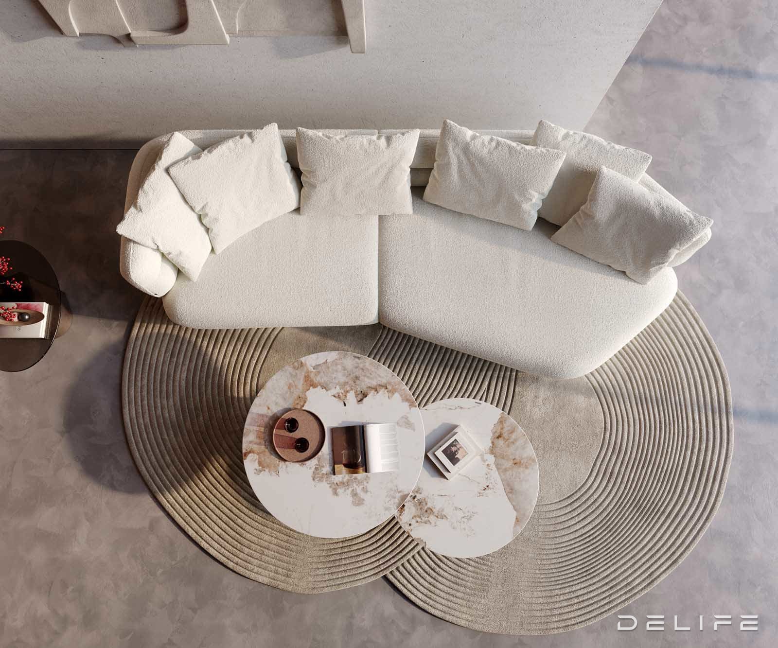 Sofa Roya 320x138cm, Materijal: Boucle