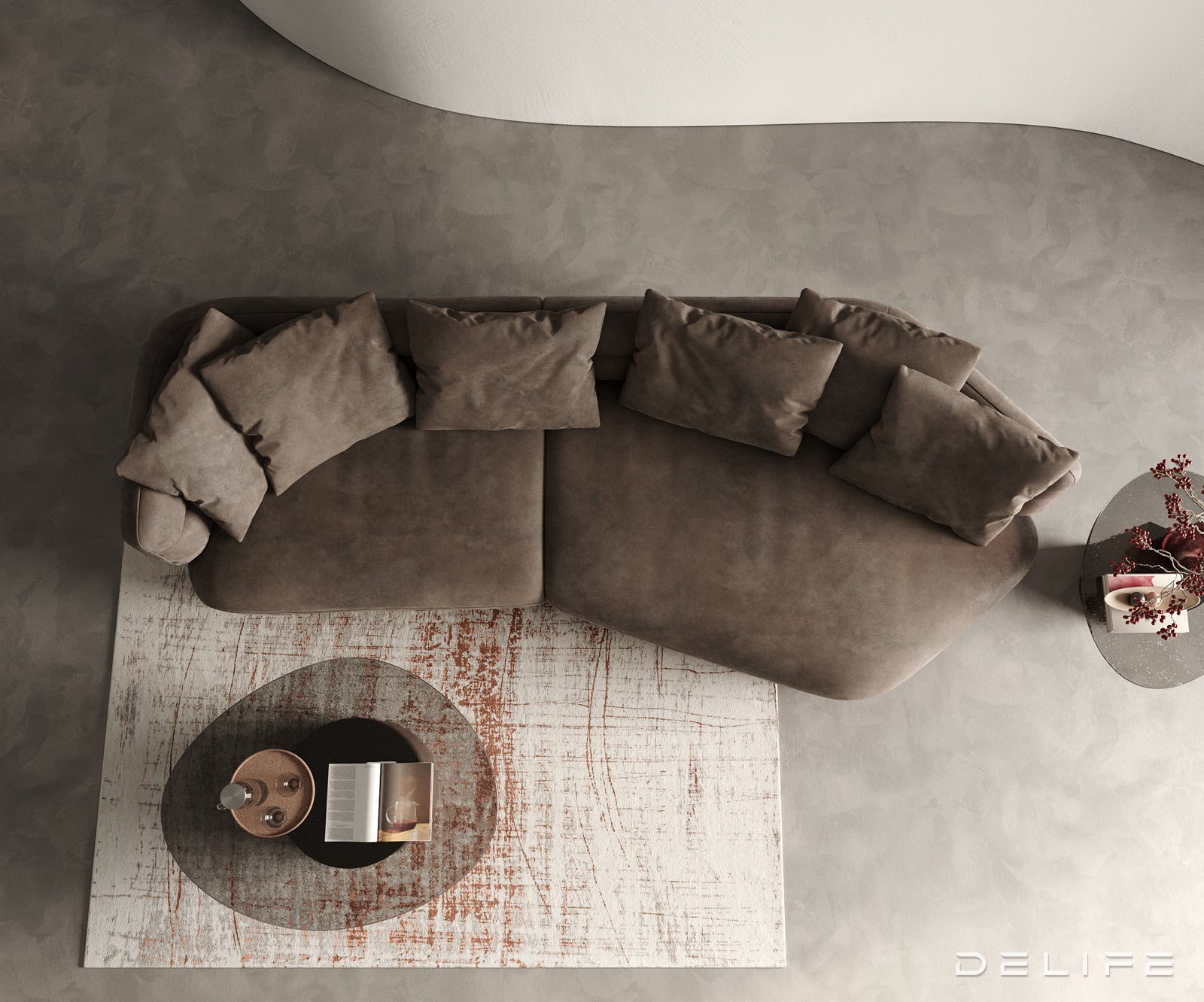 Sofa Roya 320x138cm, Materijal: Mikrofibra