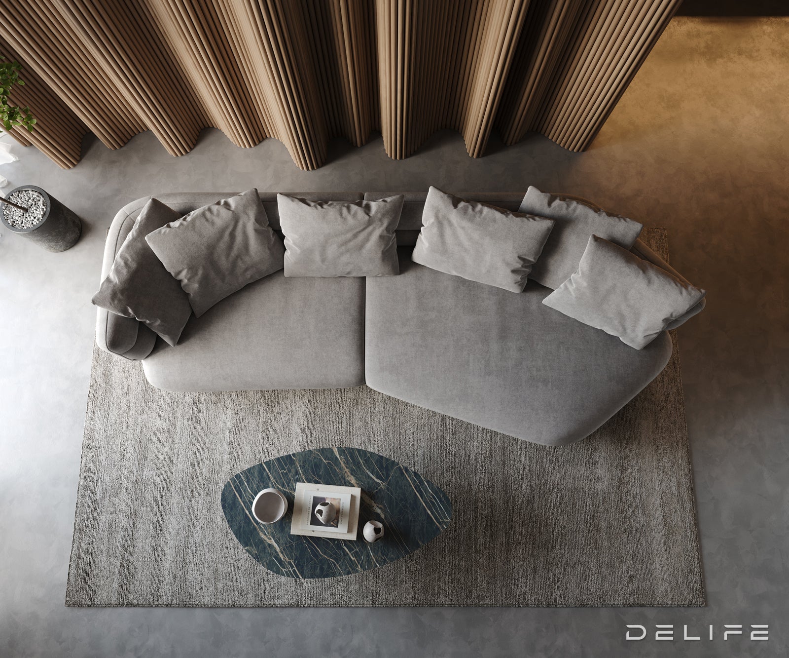 Sofa Roya 320x138cm, Materijal: Mikrofibra