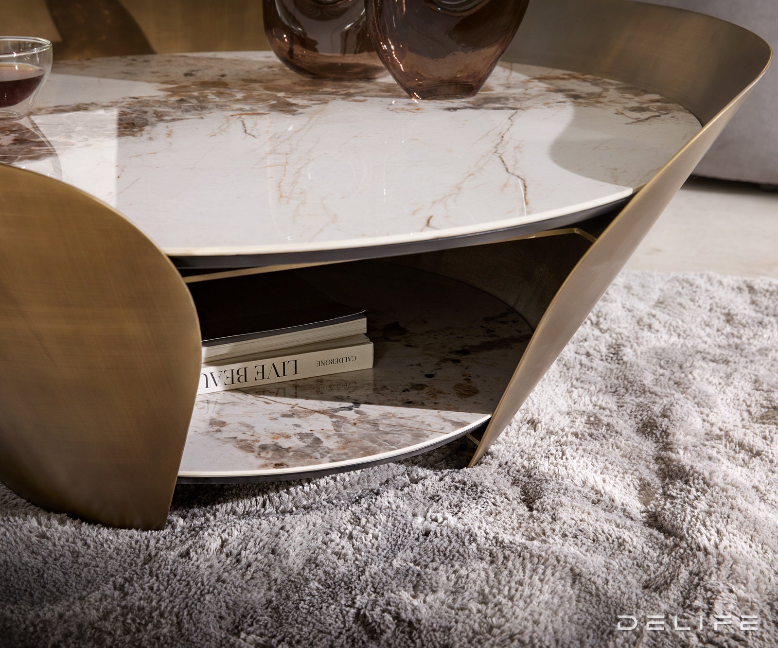 Klub stolić Skafi 100x40cm, Materijal: Keramika Minas Melange