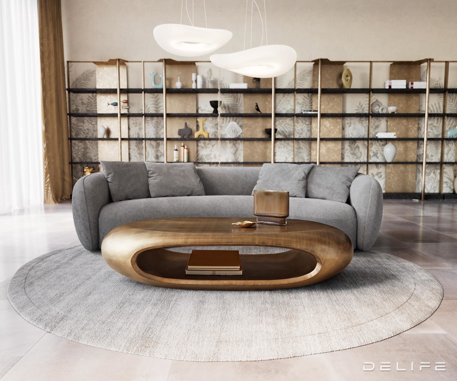 Klub stolić Sinor 136x65cm, Materijal: Kompozit