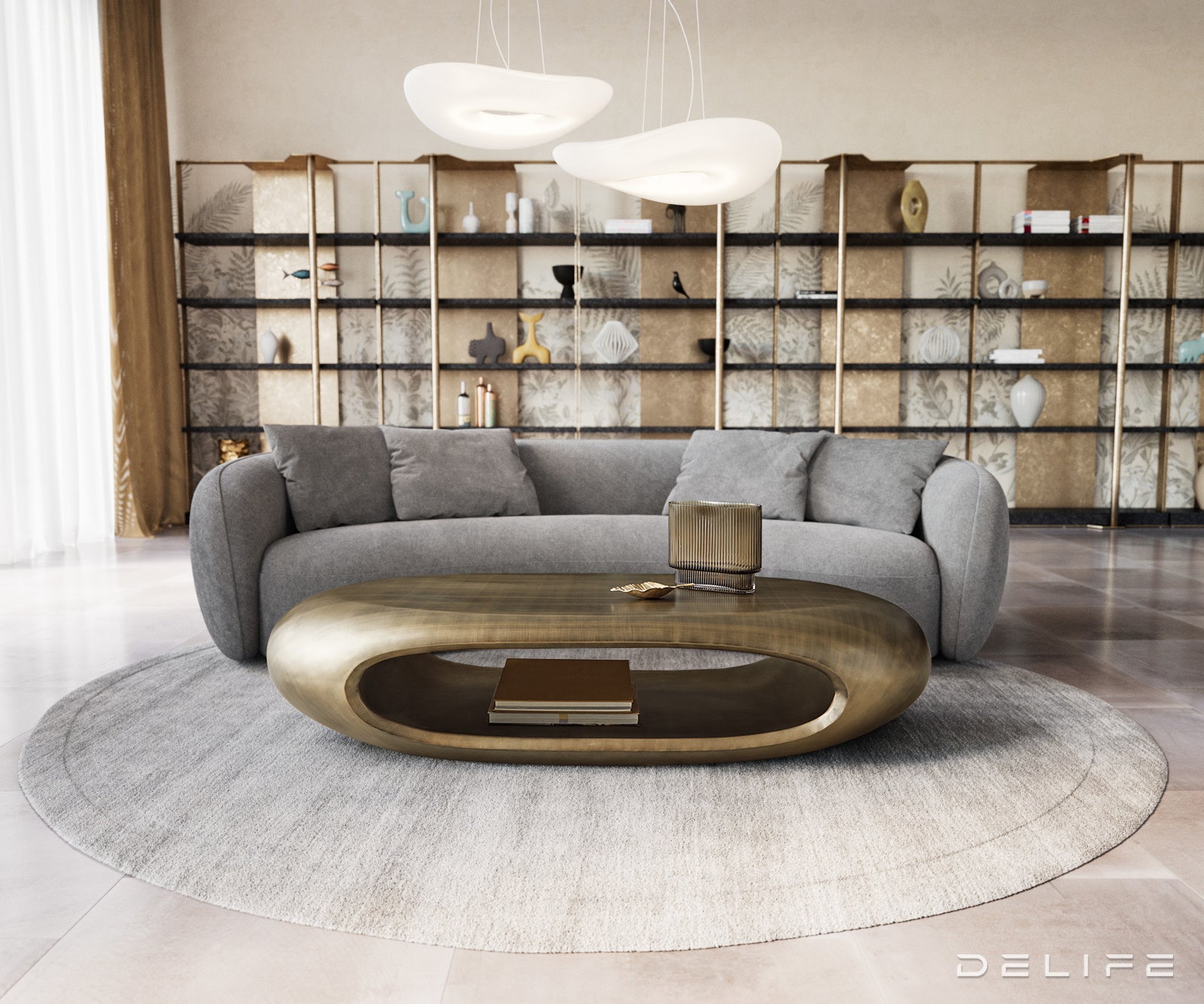 Klub stolić Sinor 136x65cm, Materijal: Kompozit