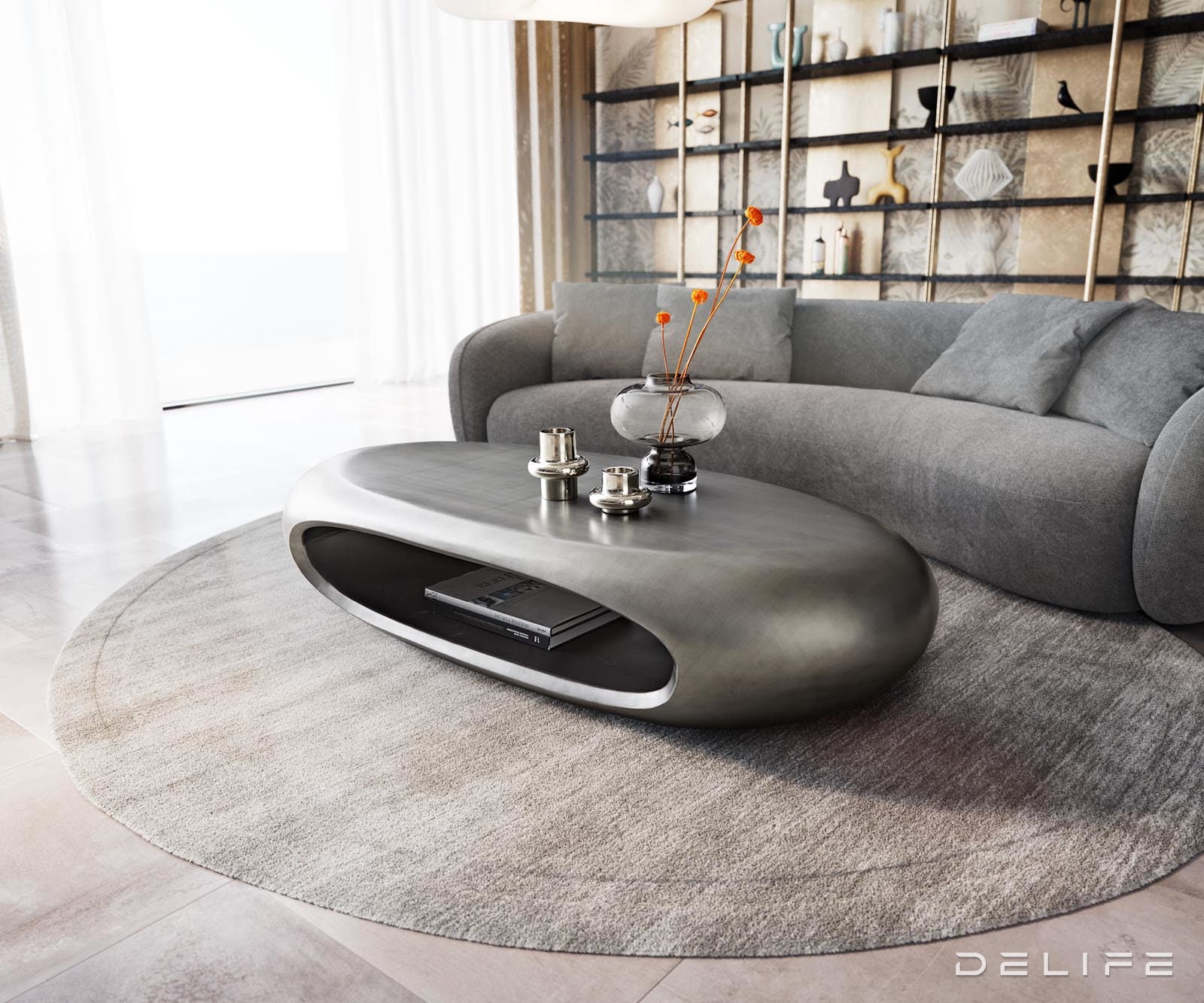 Klub stolić Sinor 136x65cm, Materijal: Kompozit