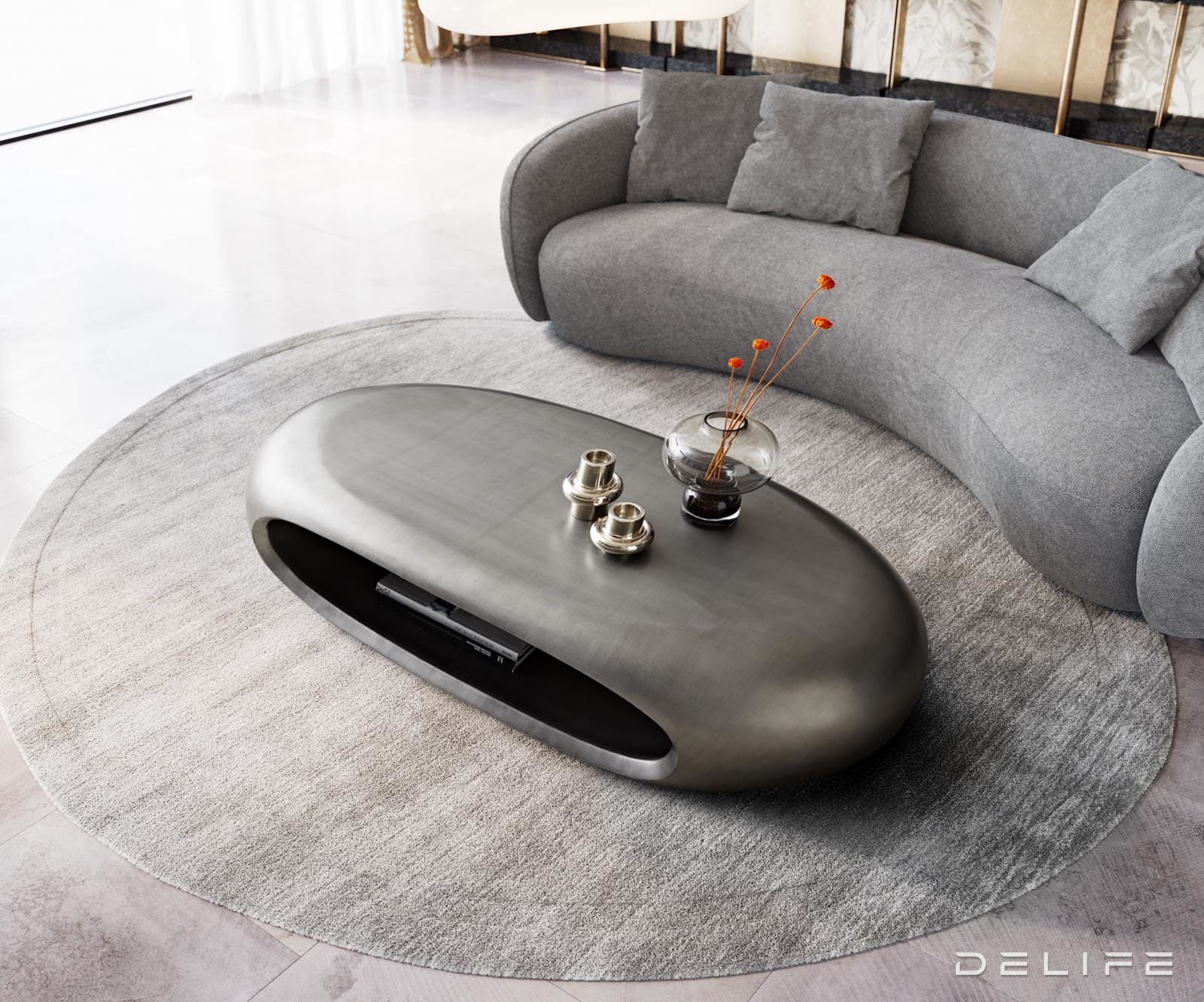 Klub stolić Sinor 136x65cm, Materijal: Kompozit