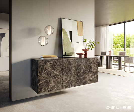 Komoda Cuor 150x45cm, Materijal: Keramika Emperador Extra Lucidato