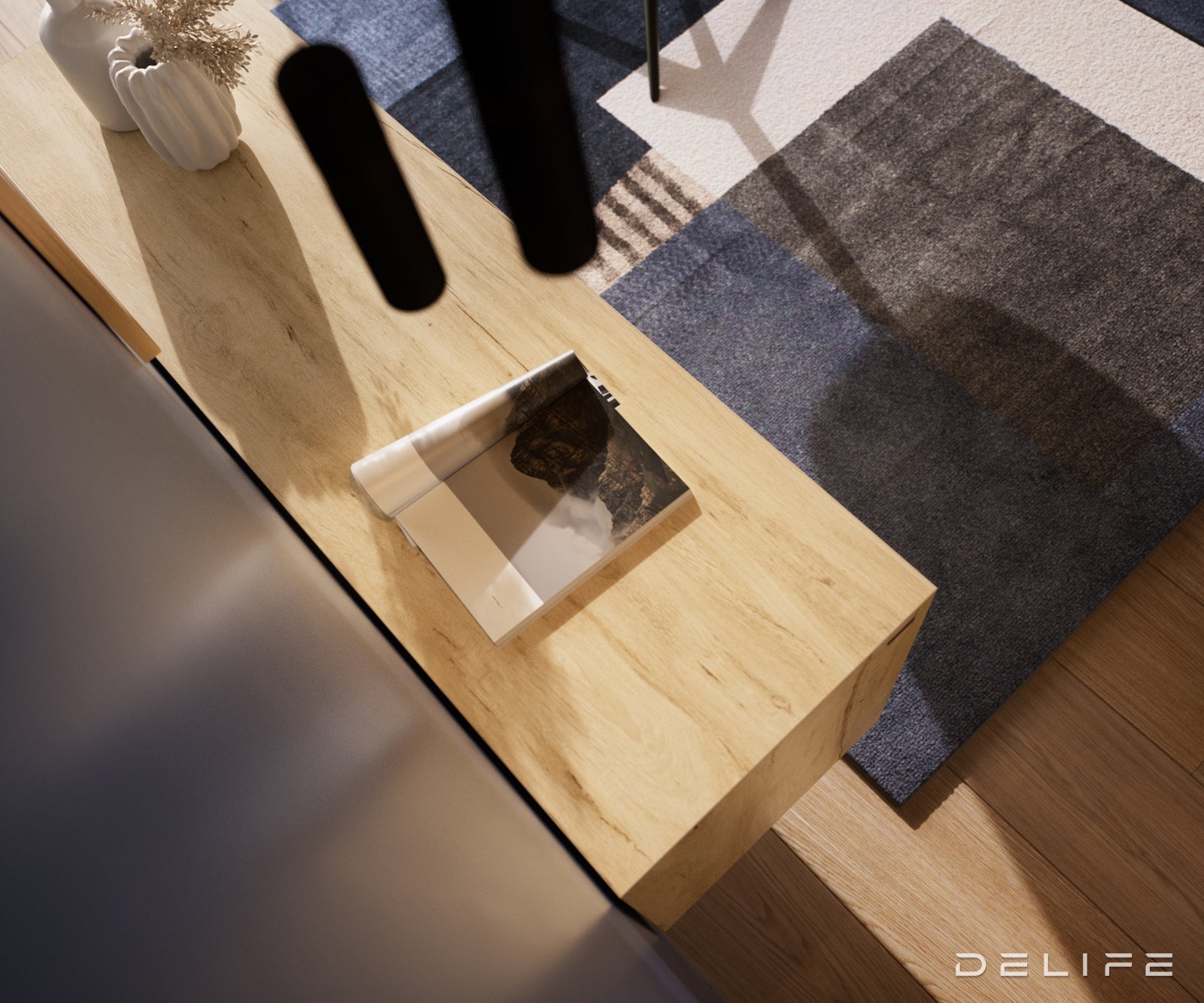 Komoda Cuor 150x45cm, Materijal: Keramika Laminam Sabbia