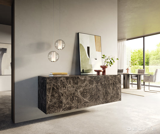 Komoda Cuor 180x45cm, Materijal: Keramika Emperador Extra Lucidato
