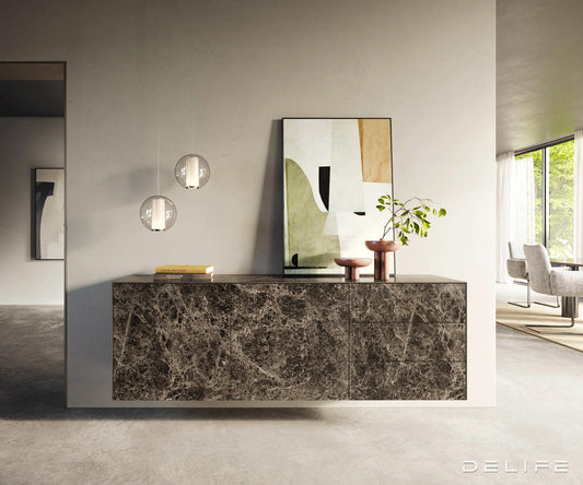 Komoda Cuor 180x45cm, Materijal: Keramika Emperador Extra Lucidato