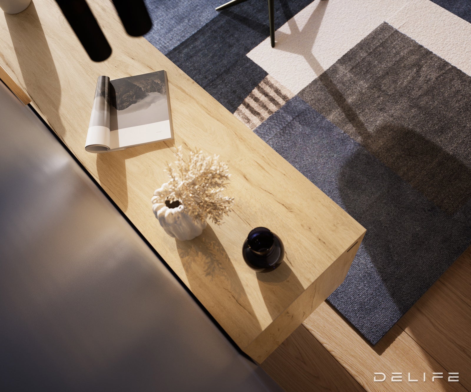 Komoda Cuor 180x45cm, Materijal: Keramika Laminam Sabbia