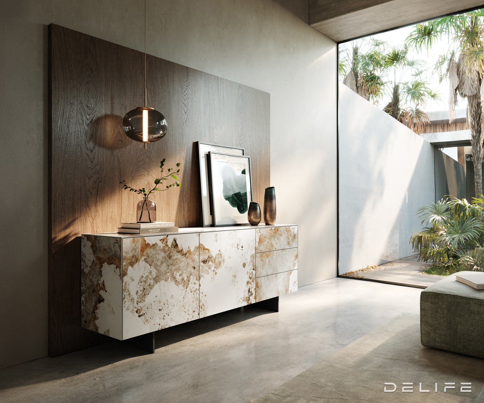 Komoda Cuor 180x75cm, Materijal: Keramika Minas Melange