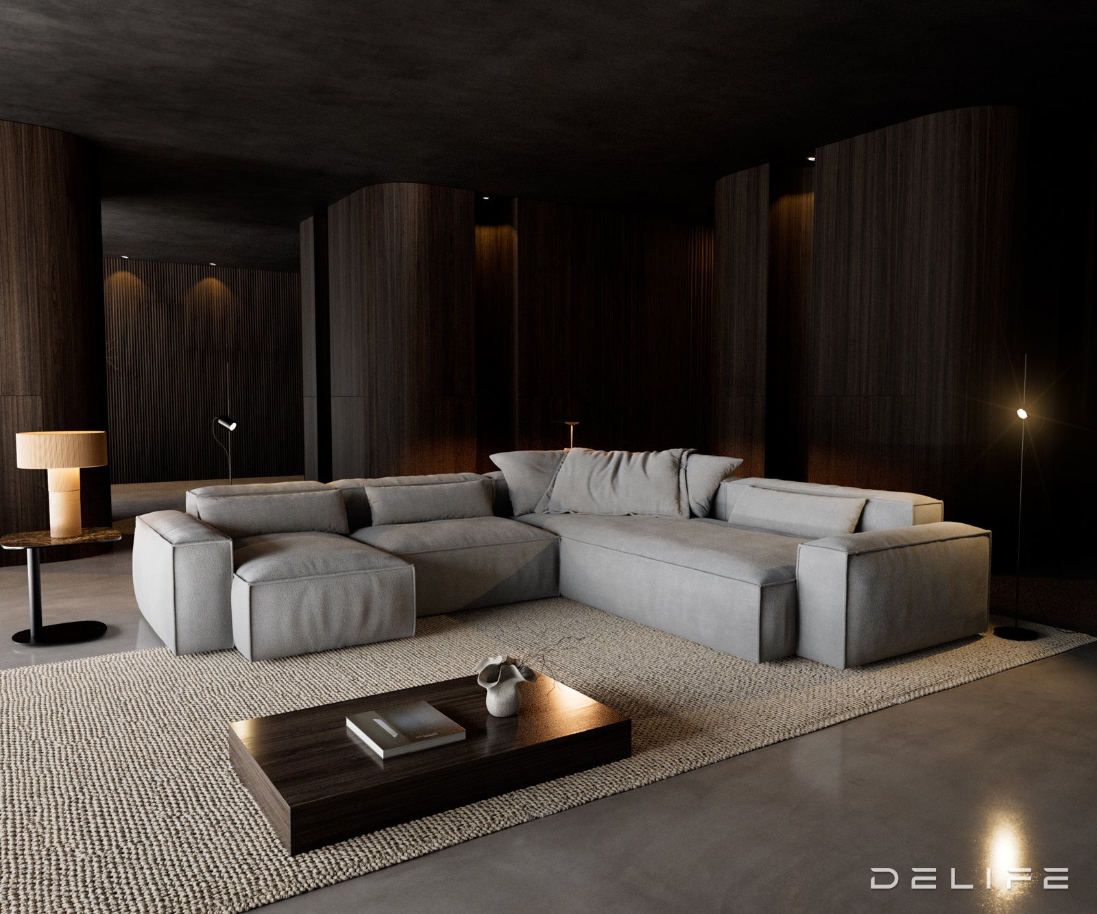 Modularna garnitura Freestyle 360x290cm, Materijal: Strukturirana tkanina