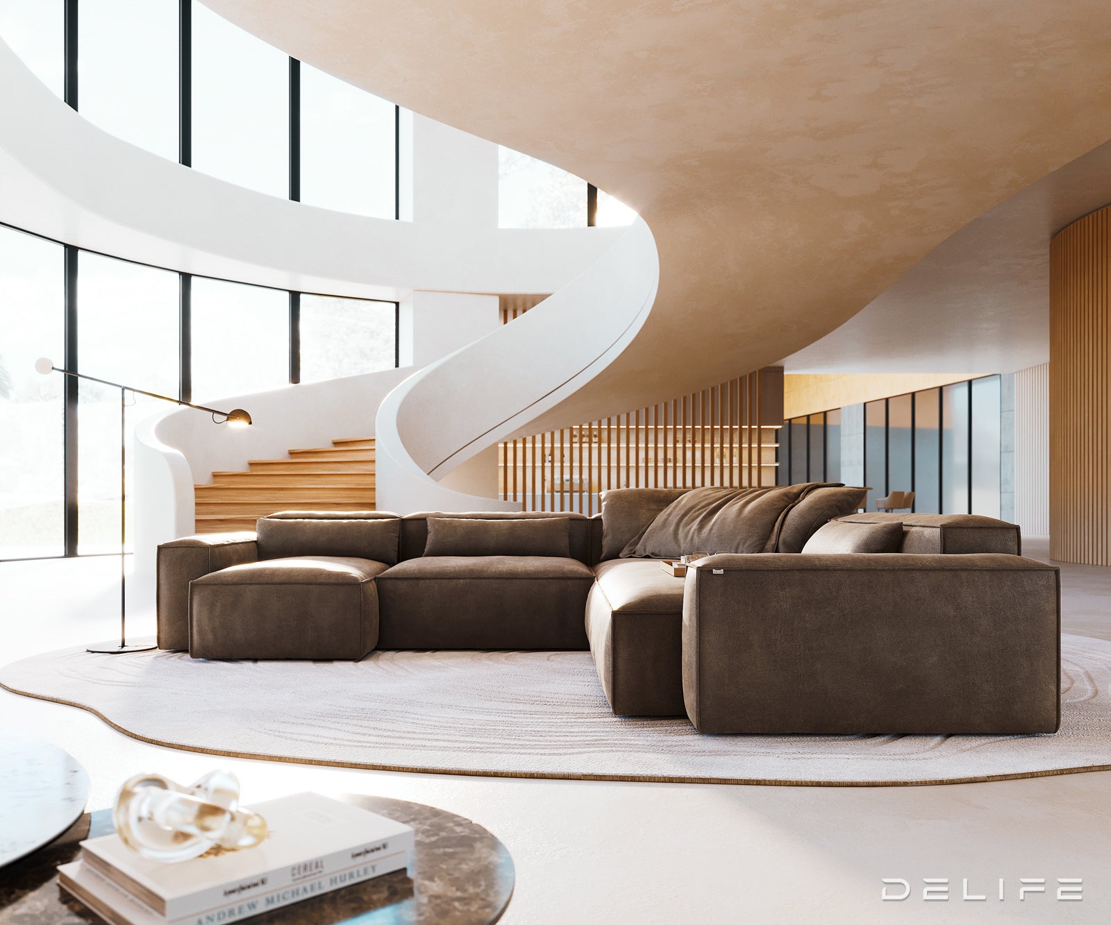 Modularna garnitura Freestyle 360x290cm, Materijal: Mikrofibra