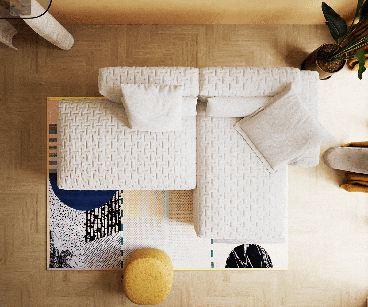 Modularna garnitura Freestyle 310x200cm, Materijal: Boucle