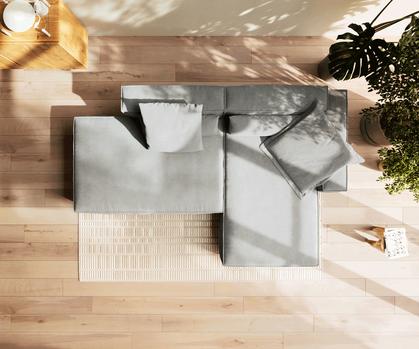 Modularna garnitura Freestyle 310x200cm, Materijal: Strukturirana tkanina