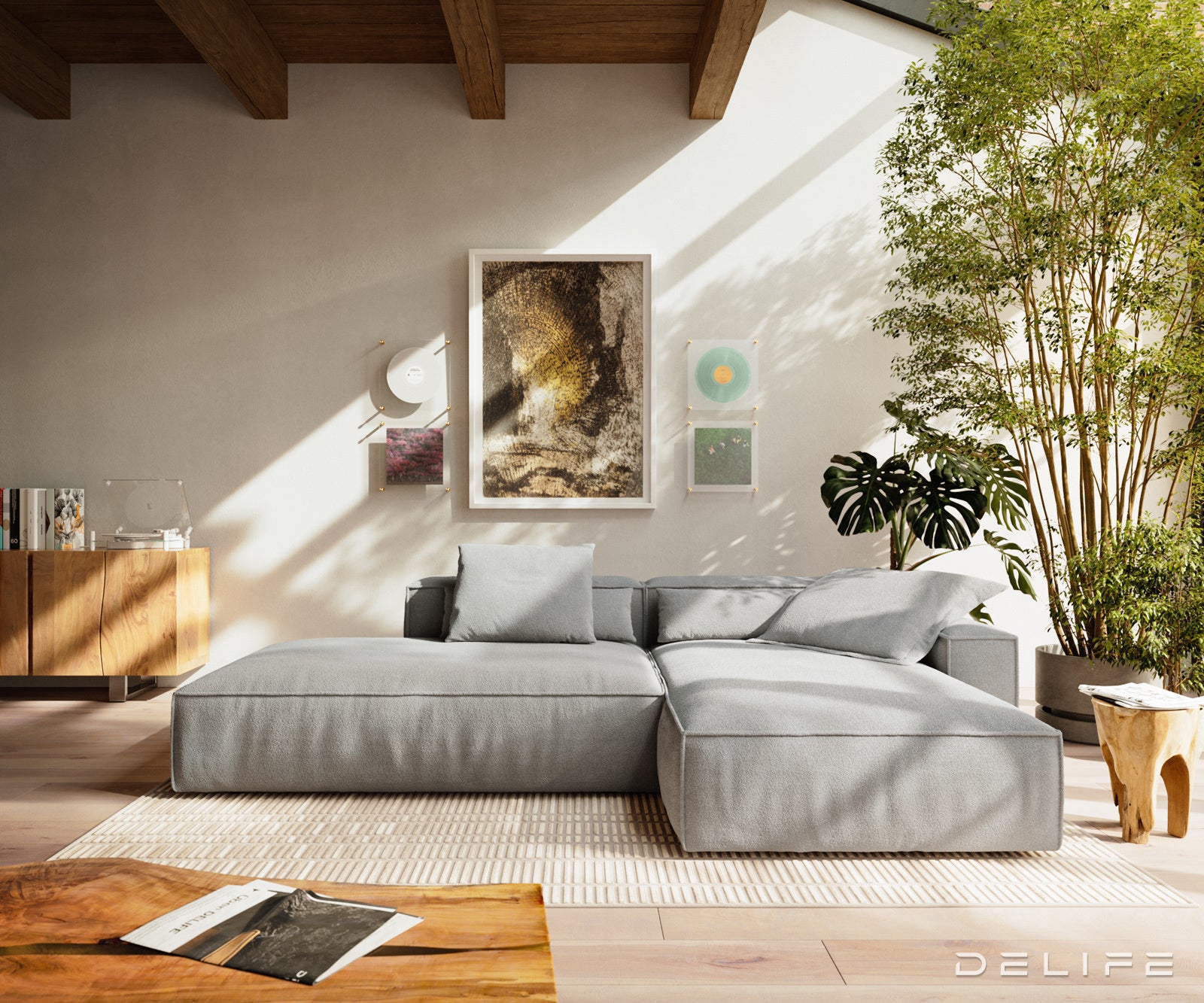 Modularna garnitura Freestyle 310x200cm, Materijal: Strukturirana tkanina
