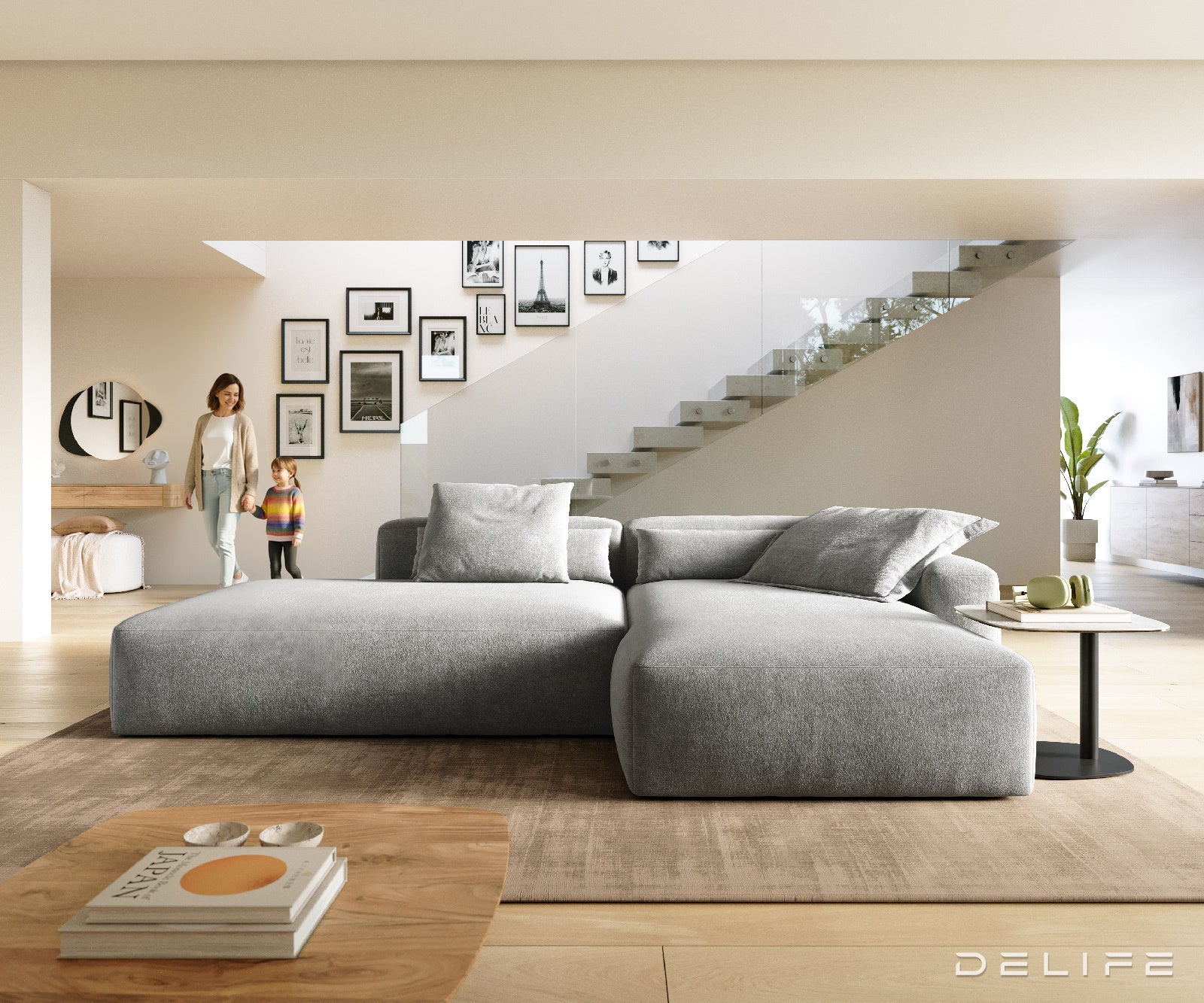 Modularna garnitura Freestyle 310x200cm, Materijal: Strukturirana tkanina