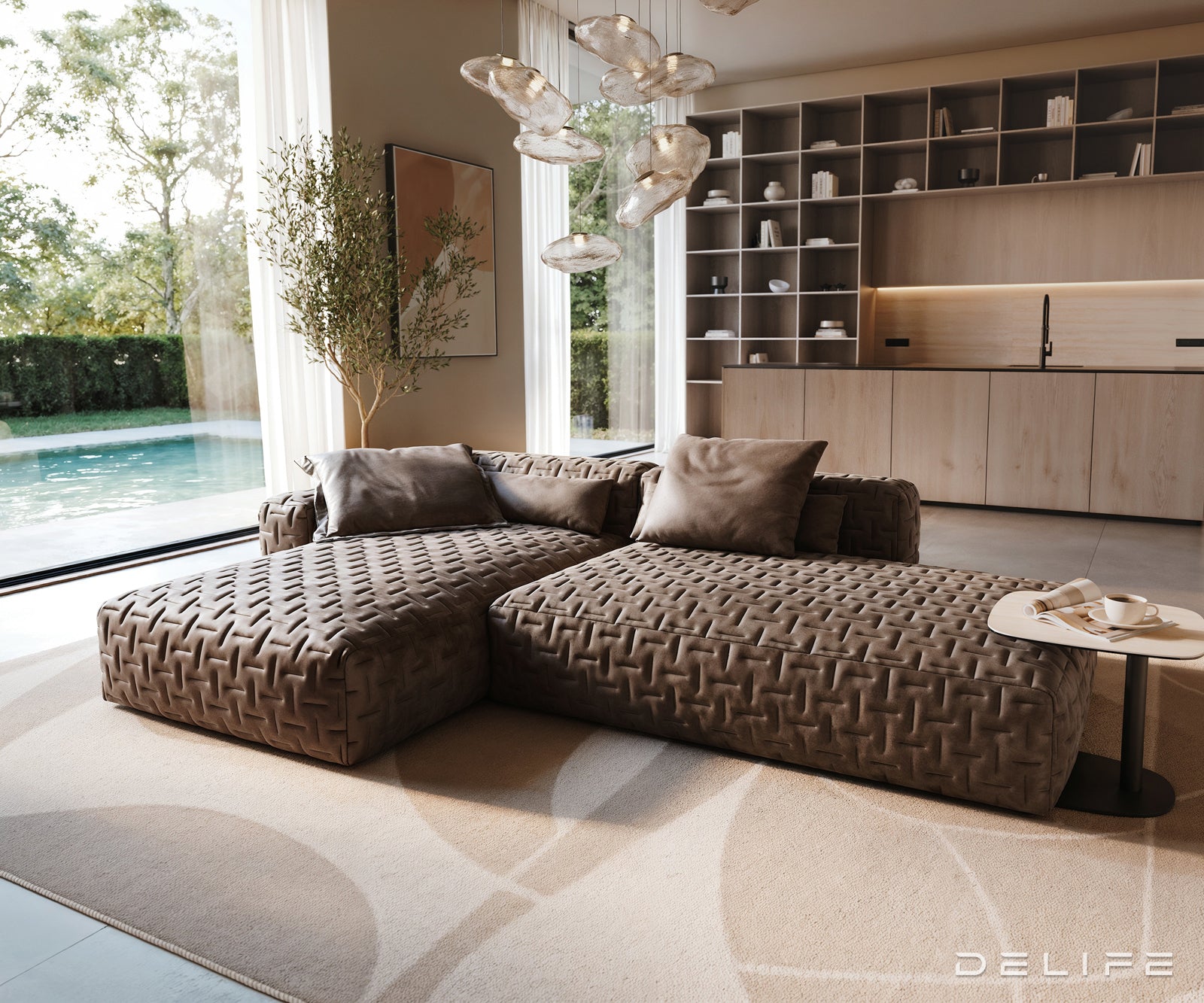 Modularna garnitura Freestyle 310x200cm, Materijal: Mikrofibra